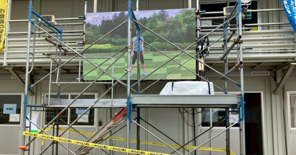 120インチのLEDビジョンが大規模工場新設工事の情報共有を支える（岡山県倉敷市：JFEプラントエンジ様）